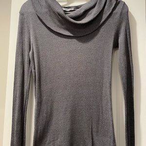 Michael Stars Cowl-Neck Ribbed Sweater
